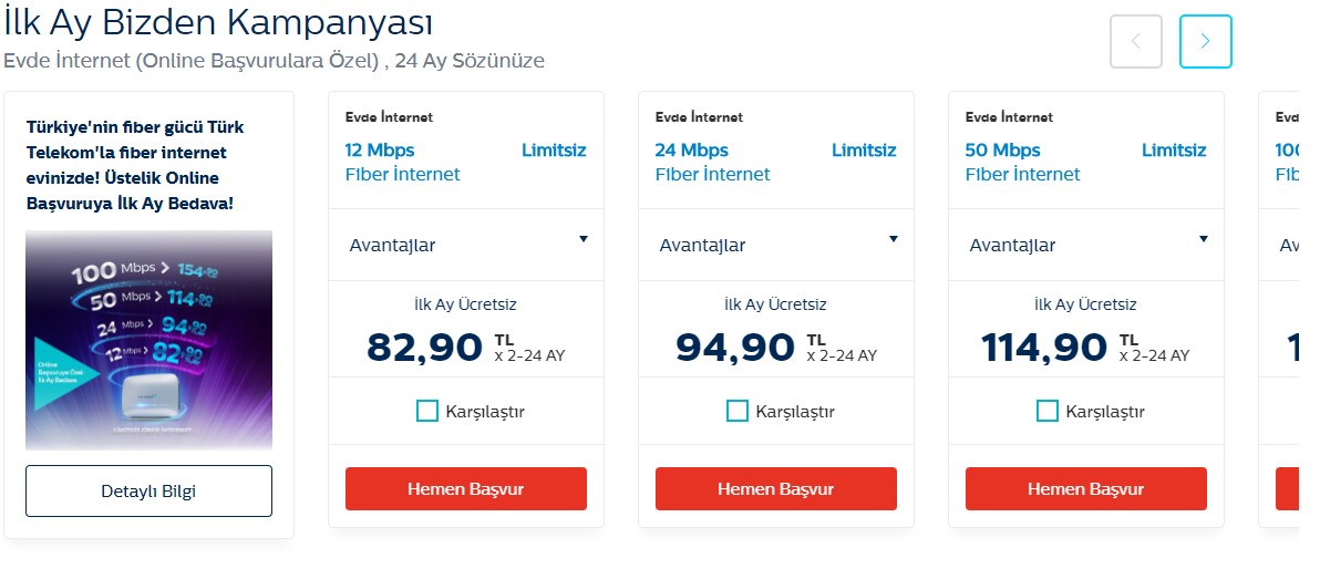 en ucuz evde internet kampanyalari ve firmalari 2020