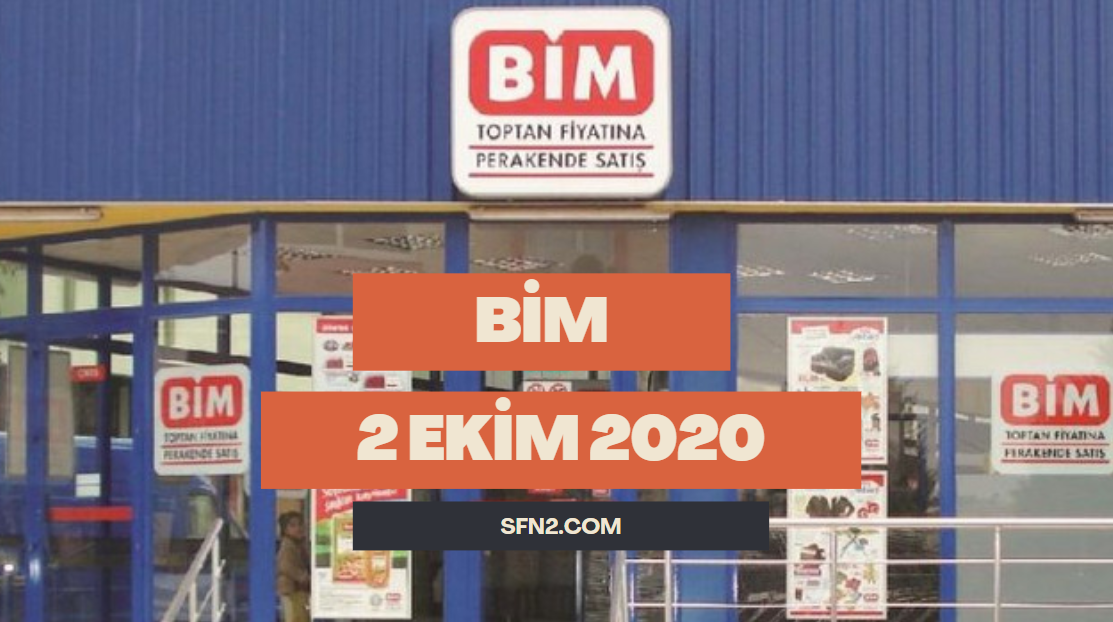 Bim aktüel 2 ekim 2020